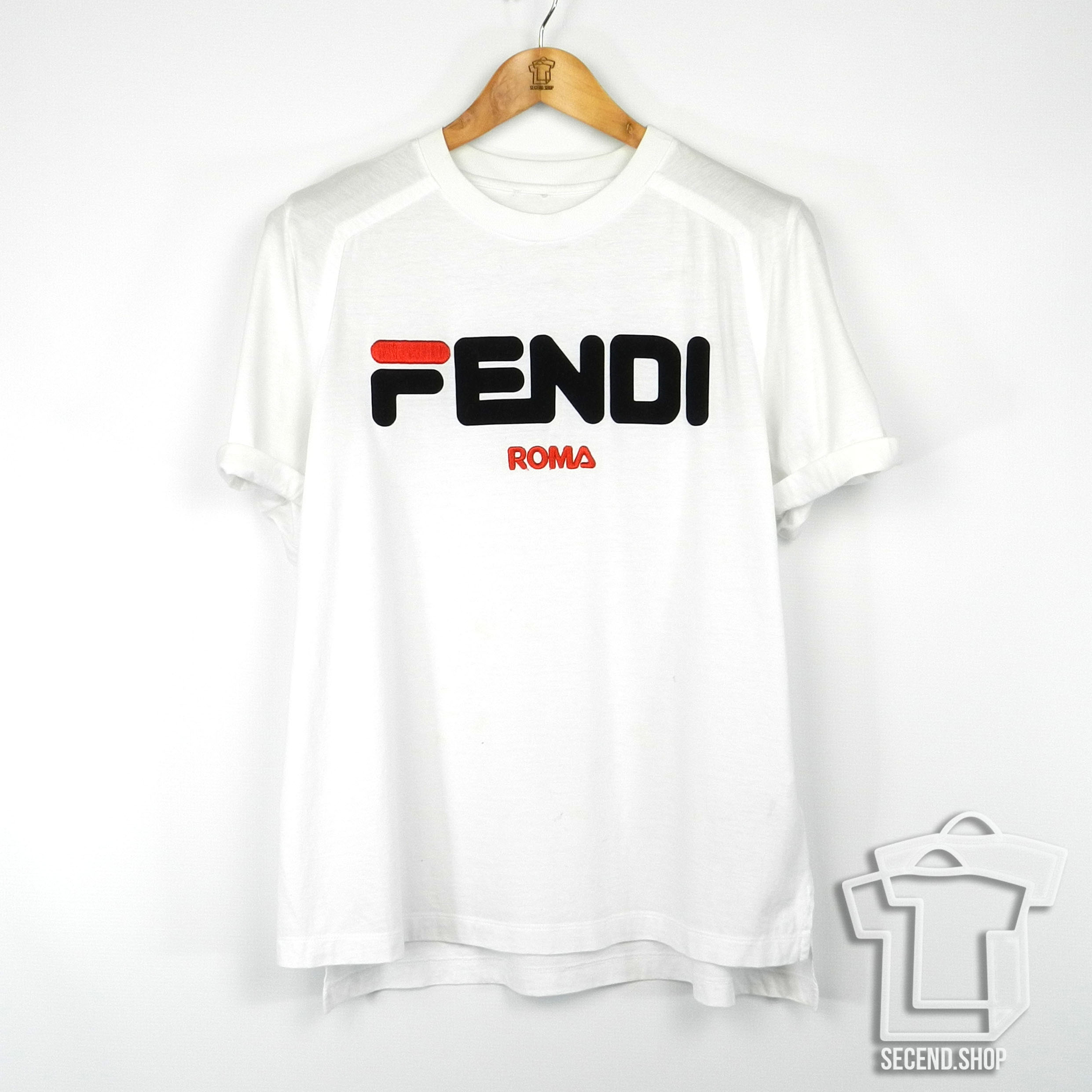 Fendi fila t shirt online